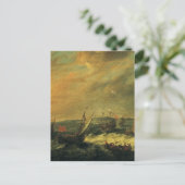 Zeehaven van Adam Willaerts Briefkaart (Staand voorkant)