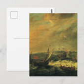 Zeehaven van Adam Willaerts Briefkaart (Voorkant / Achterkant)
