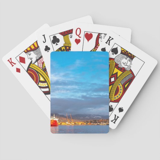 Zeehaven van Batoemi Pokerkaarten (Achterkant)