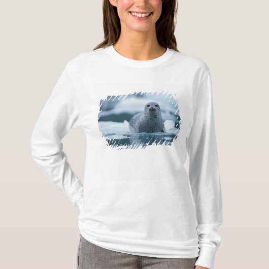 zeehaven van de stille oceaan, Phoca vitulina rich T-shirt (Voorkant)