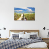 Zeehaver (Uniola paniculata) groeiend bij het stra Canvas Afdruk (Insitu (Slaapkamer))
