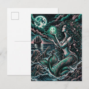 Zeeheksbaai Donkere Zeemeermin Zeevaart Horror Ans Briefkaart