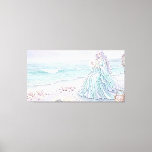 Zeeheksentij Golfdroom Canvas Afdruk (Voorkant)