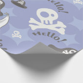 Zeeheld Katje Patroon Cadeaupapier (Hoek)