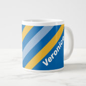 Zeehelden met naam grote koffiekop (Voorkant rechts)