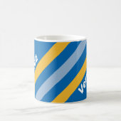 Zeeheldenstrepen met naam koffiemok (Center)