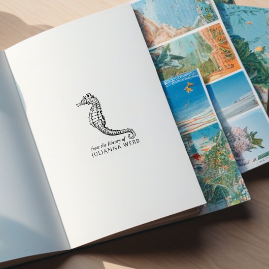 Zeehengst Eigen Bibliotheek Exemplaar Rubberstempel
