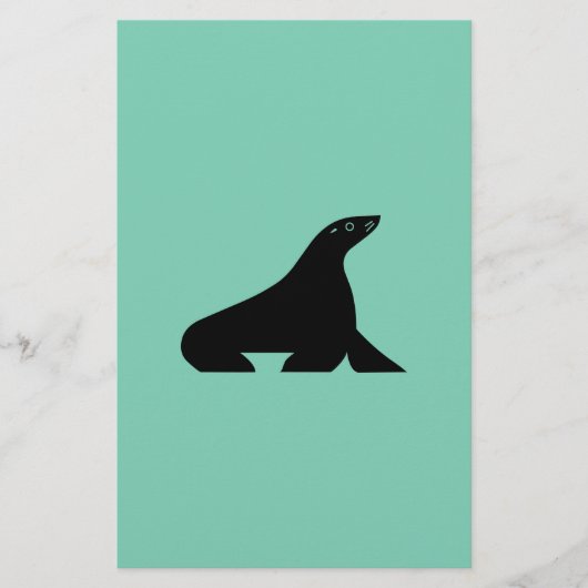 Zeehond Briefpapier (Voorkant)