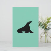 Zeehond Briefpapier (Staand voorkant)