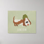 Zeehond in een muts/customized canvas afdruk (Voorkant)