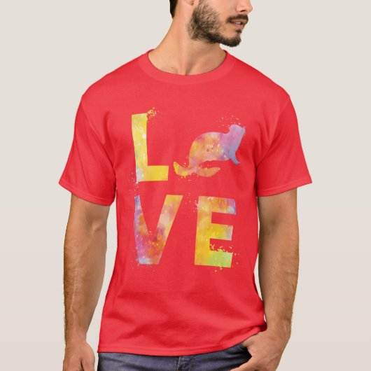 Zeehond Liefde Dier grappig T-shirt (Voorkant)