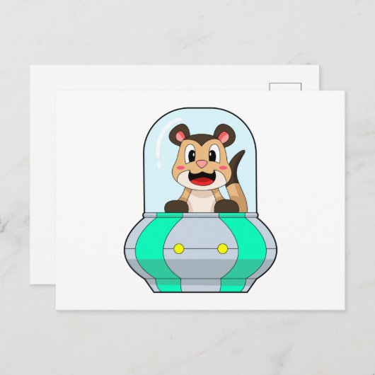 Zeehond met Onderzeeboot Briefkaart (Voorkant / Achterkant)