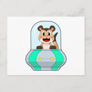 Zeehond met Onderzeeër Briefkaart