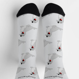 Zeehond Ontwerp Soks Sokken