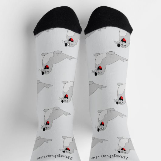 Zeehond Ontwerp Soks Sokken (Top)