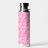 Zeehond Roze Toile Waterfles (Links)