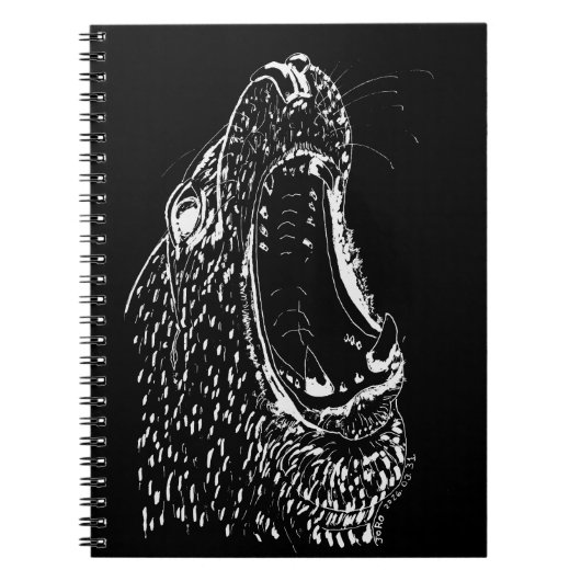 Zeehond Schreeuw Notitieboek (Voorkant)