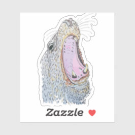 Zeehond Schreeuw Sticker