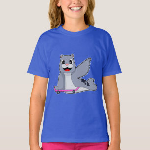 Zeehond Skater Skateboard T-shirt