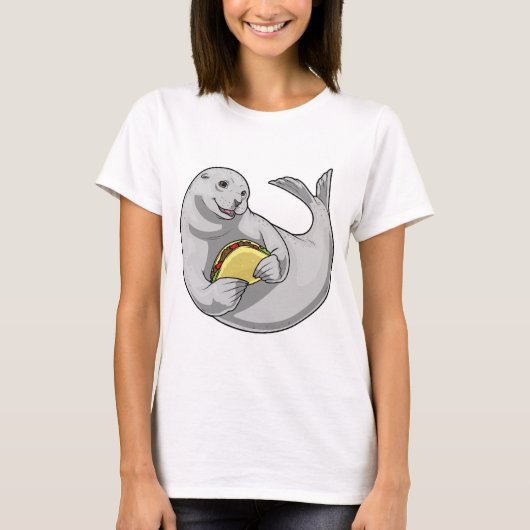 Zeehond Taco T-shirt (Voorkant)