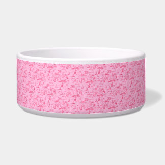 Zeehond Toile Roze Voerbakje
