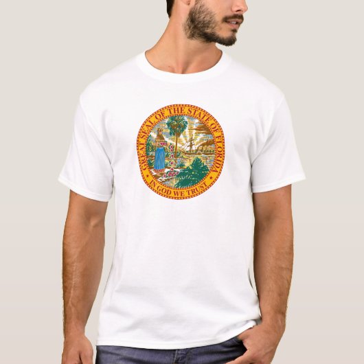 Zeehond van Florida, Amerikaans staatszeehond T-Sh T-shirt (Voorkant)