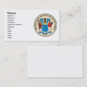 Zeehond van New Jersey Visitekaartje (Voorkant / Achterkant)