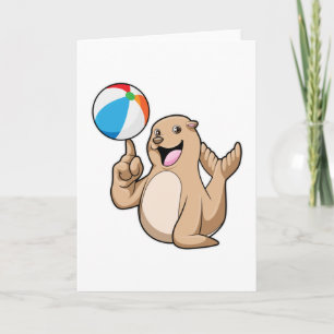 Zeehond Water Waterpolo Kaart