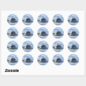 Zeehond Zwemt in Oceaan Stickers (Vel)