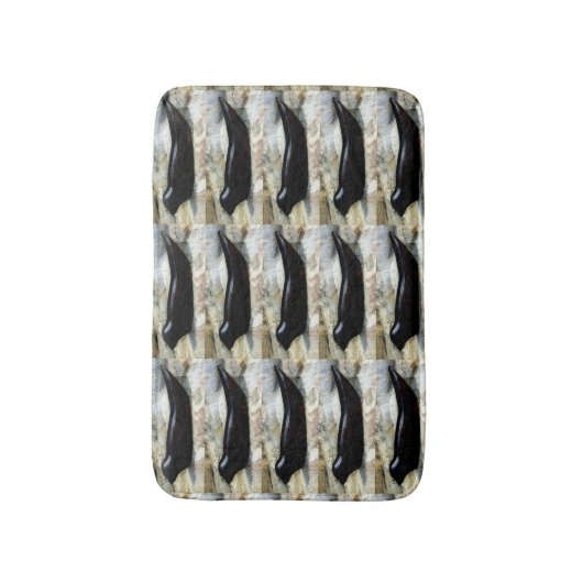 zeehonden die uit de haven zijn gehaald badmat (Voorkant Verticaal)