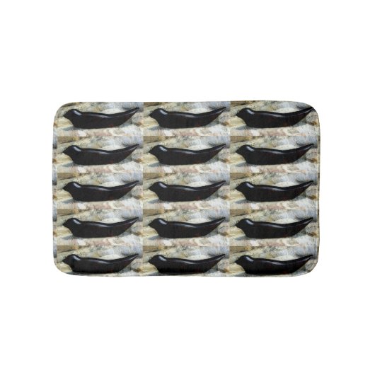 zeehonden die uit de haven zijn gehaald badmat (Voorkant)