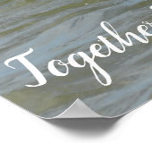 Zeehonden in het zwemmen poster (Hoek)