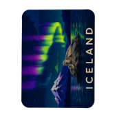 Zeehonden onder het Aurora-IJsland Flexi Magneet (Verticaal)