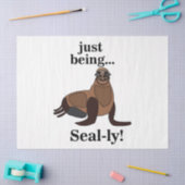 Zeehonden Zeeleeuw Funny Tissuepapier (Craft)