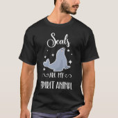 Zeehonden zijn mijn dieren t-shirt (Voorkant)