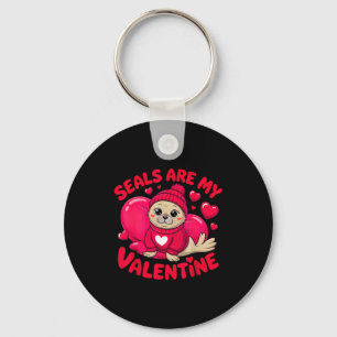 Zeehonden zijn mijn Valentijn schattige zeehond di Sleutelhanger