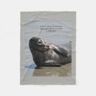 zeehondendeken fleece deken