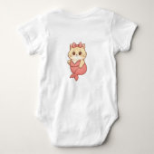 Zeehondenkat sticker romper (Achterkant)