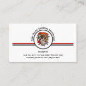 Zeehondenkrab Restaurant Logo Visitekaartje (Voorkant)