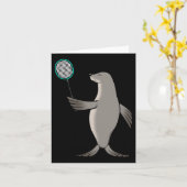 Zeehondenspel Badminton Hob Kaart (Gele Bloem)