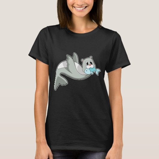 zeehondenvis t-shirt (Voorkant)
