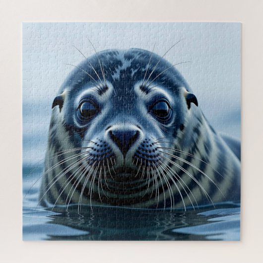 Zeehondje Close-up Legpuzzel (Verticaal)