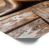 Zeehondje Liggend op Steiger Oceaan Steiger Poster (Hoek)