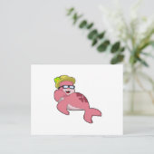 ZeehondMetBril.PNG Briefkaart (Staand voorkant)