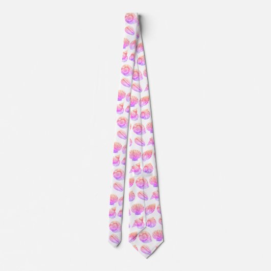 Zeehuid Oceaans Zeevaartpatroon Necktie Stropdas (Achterkant)