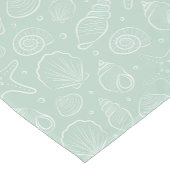 Zeehuid Zomer Kust Boho Strand Mint Korte Tafelloper (Hoek)