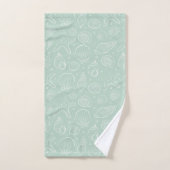 Zeehuid Zomer Kust Nautisch Boho Strand Mint Bad Handdoek (Handdoek)