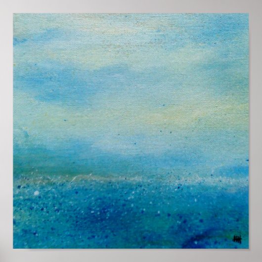 Zeekaart, kust van Cornish Poster (Voorkant)