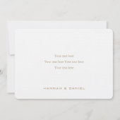 Zeekaart om "Dank je wel" te zeggen Bedankkaart (Achterkant)