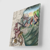 zeekaart vierkante klok (Hoek)